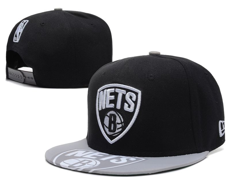NBA Brooklyn Nets NE Snapback Hat #34